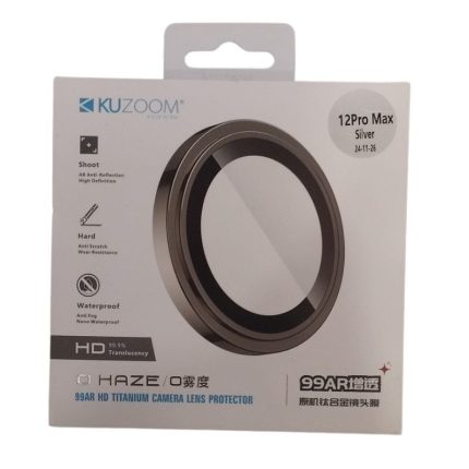 محافظ لنز آیفون 12promax از برند KUZOOM