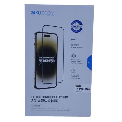 محافظ صفحه نمایش آیفون (گلس) کوزوم kuzoom مناسب برای آیفون 14Promax