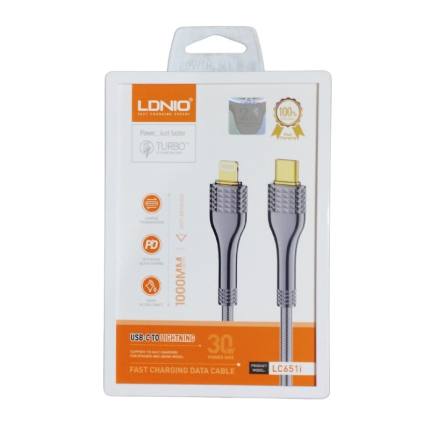 کابل تایپ سی به لایتنینگ الدینیو LC651i
