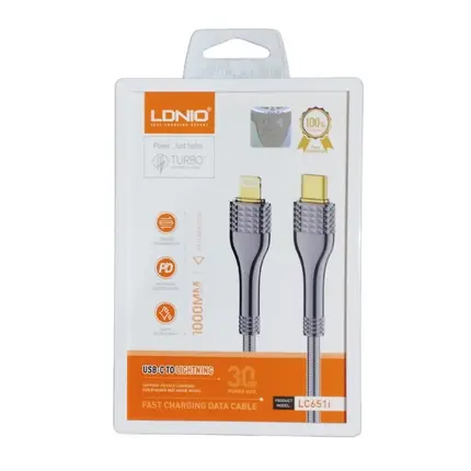 کابل تایپ سی به لایتنینگ الدینیو LC651i