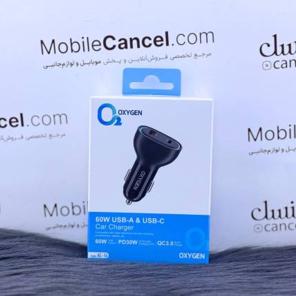 شارژر فندکی 60 وات اکسیژن مدل AC-16