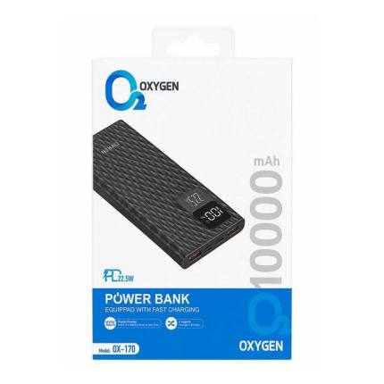 پاوربانک فست شارژ اکسیژن ظرفیت 10000 OX-170